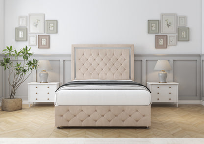 Sofia Chrome Divan Bed