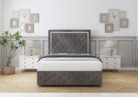 Sofia Chrome Divan Bed