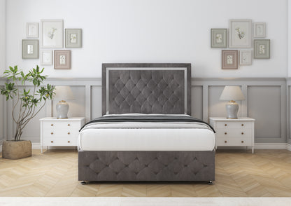 Sofia Chrome Divan Bed
