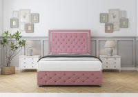 Sofia Chrome Divan Bed