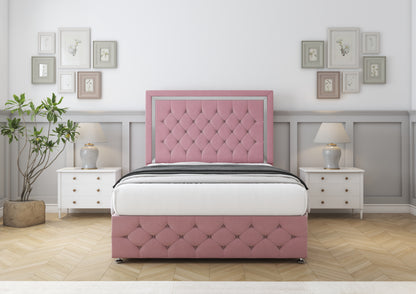 Sofia Chrome Divan Bed