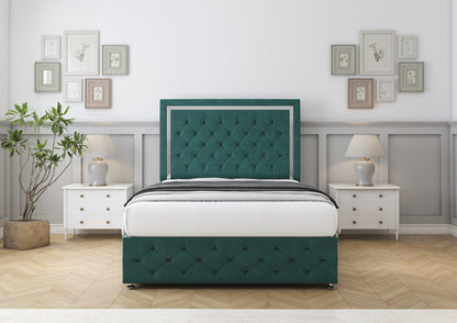 Sofia Chrome Divan Bed