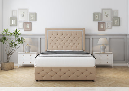 Sofia Chrome Divan Bed