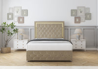 Sofia Gold Divan Bed