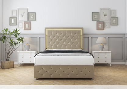 Sofia Gold Divan Bed