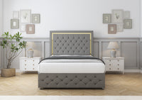 Sofia Gold Divan Bed