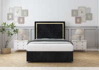 Sofia Gold Divan Bed