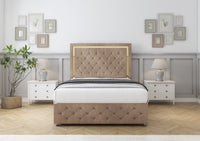 Sofia Gold Divan Bed