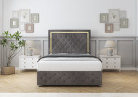 Sofia Gold Divan Bed