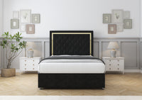 Sofia Gold Divan Bed