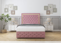 Sofia Gold Divan Bed