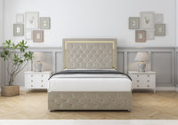 Sofia Gold Divan Bed