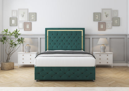 Sofia Gold Divan Bed