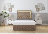 Sofia Gold Divan Bed