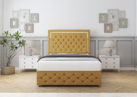Sofia Gold Divan Bed