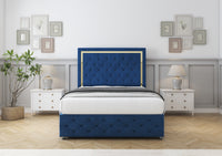 Sofia Gold Divan Bed