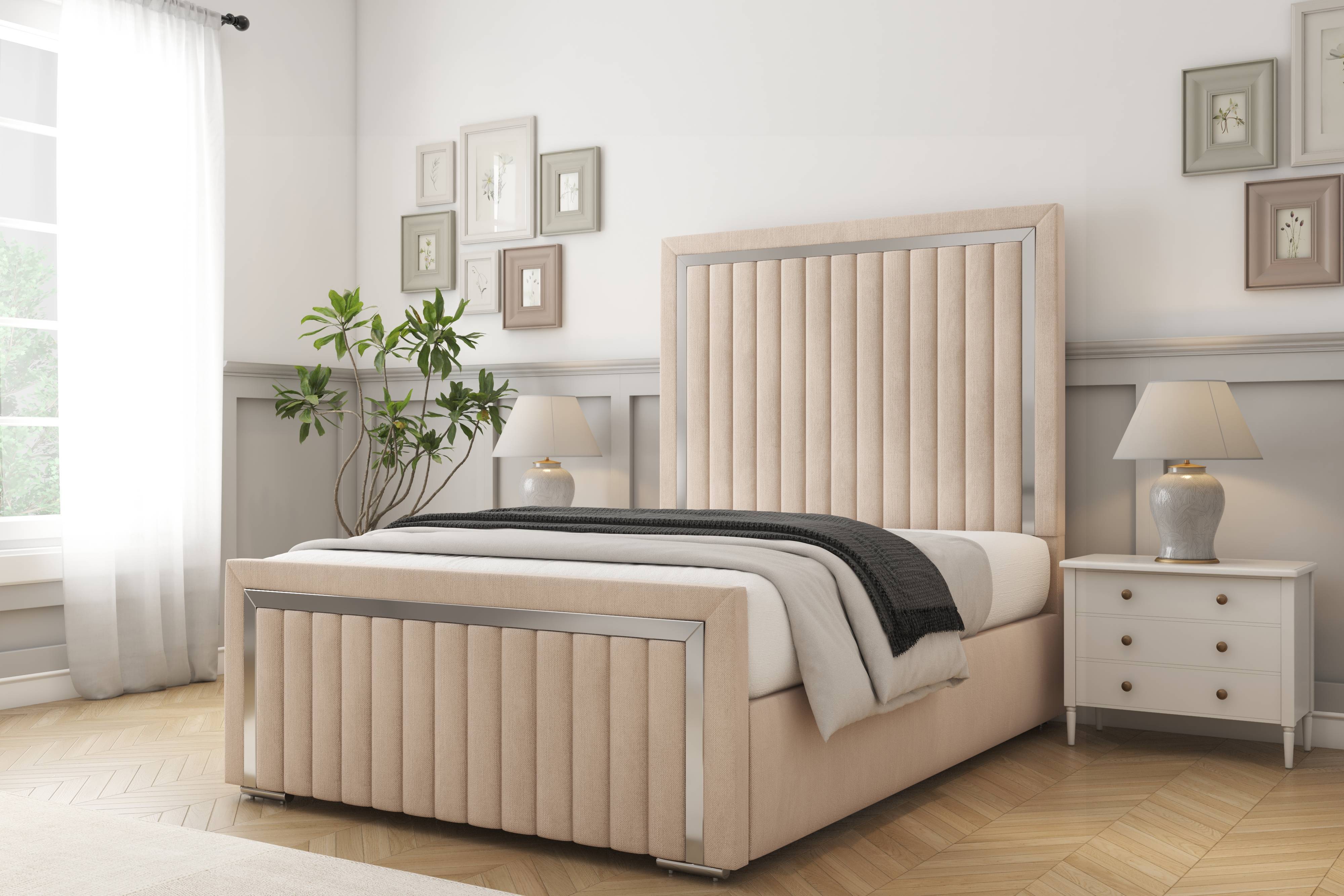 Boston Chrome Bed frame