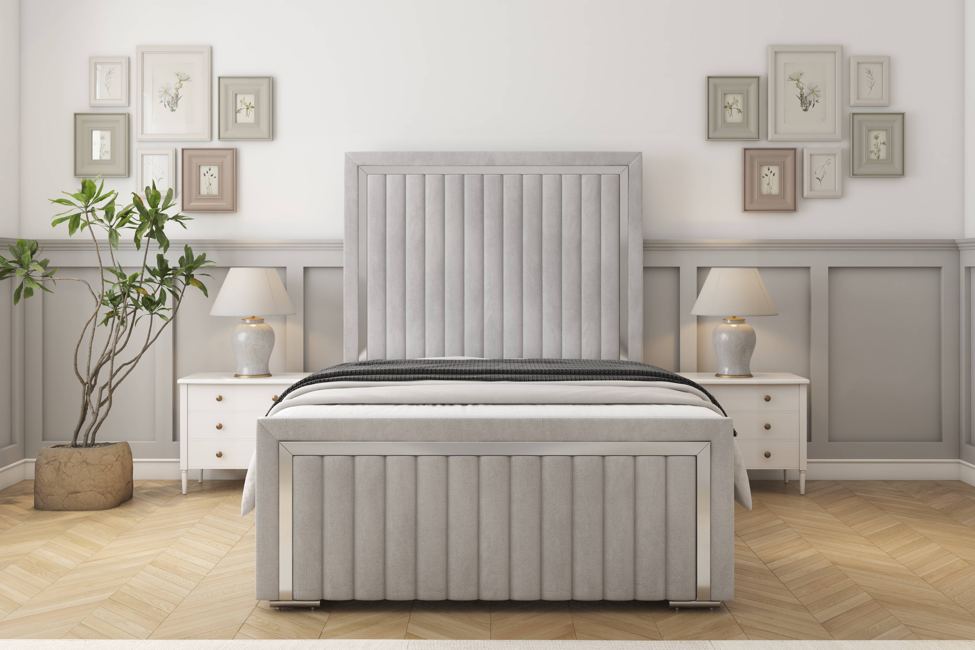 Boston Chrome Bed frame