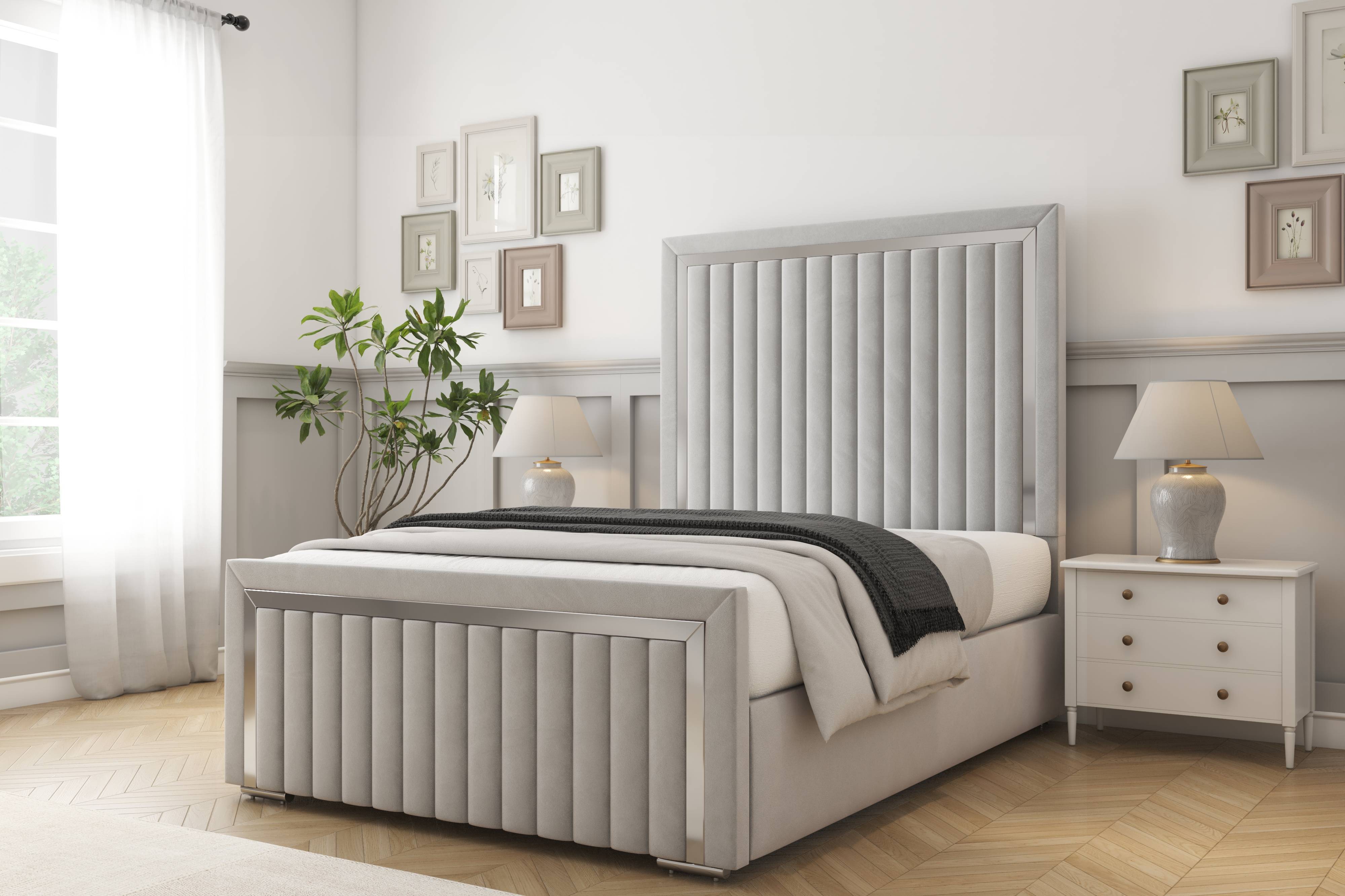 Boston Chrome Bed frame