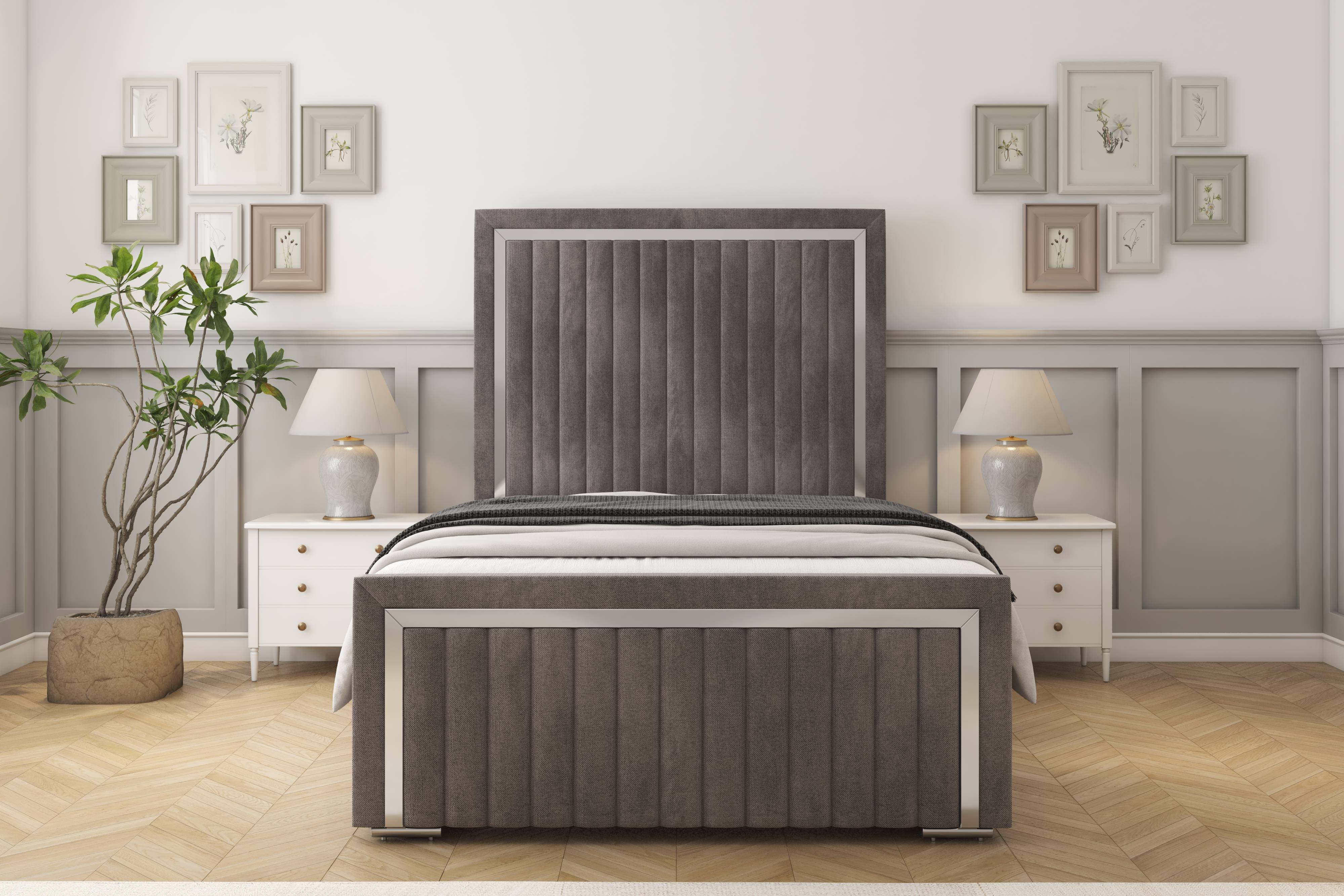 Boston Chrome Bed frame