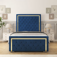 Sofia Gold Bed Frame
