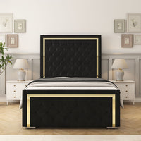Sofia Gold Bed Frame