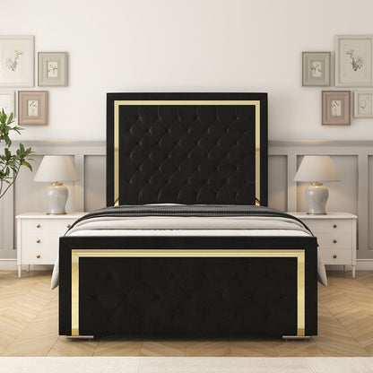 Sofia Gold Bed Frame