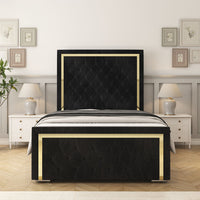 Sofia Gold Bed Frame