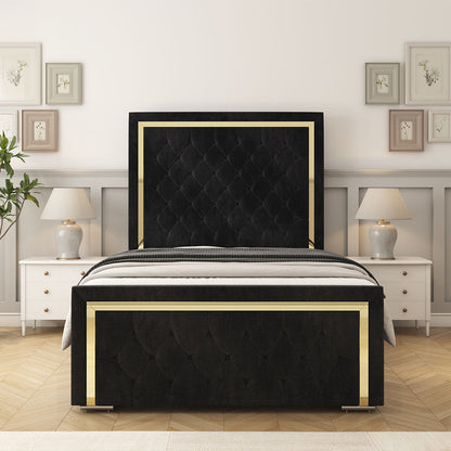 Sofia Gold Bed Frame