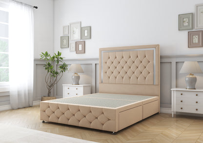 Sofia Chrome Divan Bed