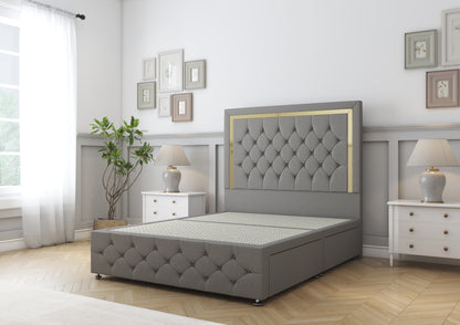 Sofia Gold Divan Bed