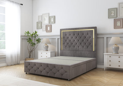 Sofia Gold Divan Bed
