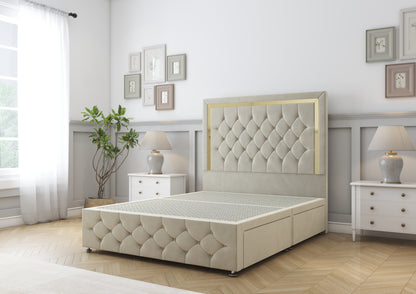 Sofia Gold Divan Bed