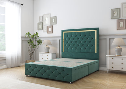 Sofia Gold Divan Bed
