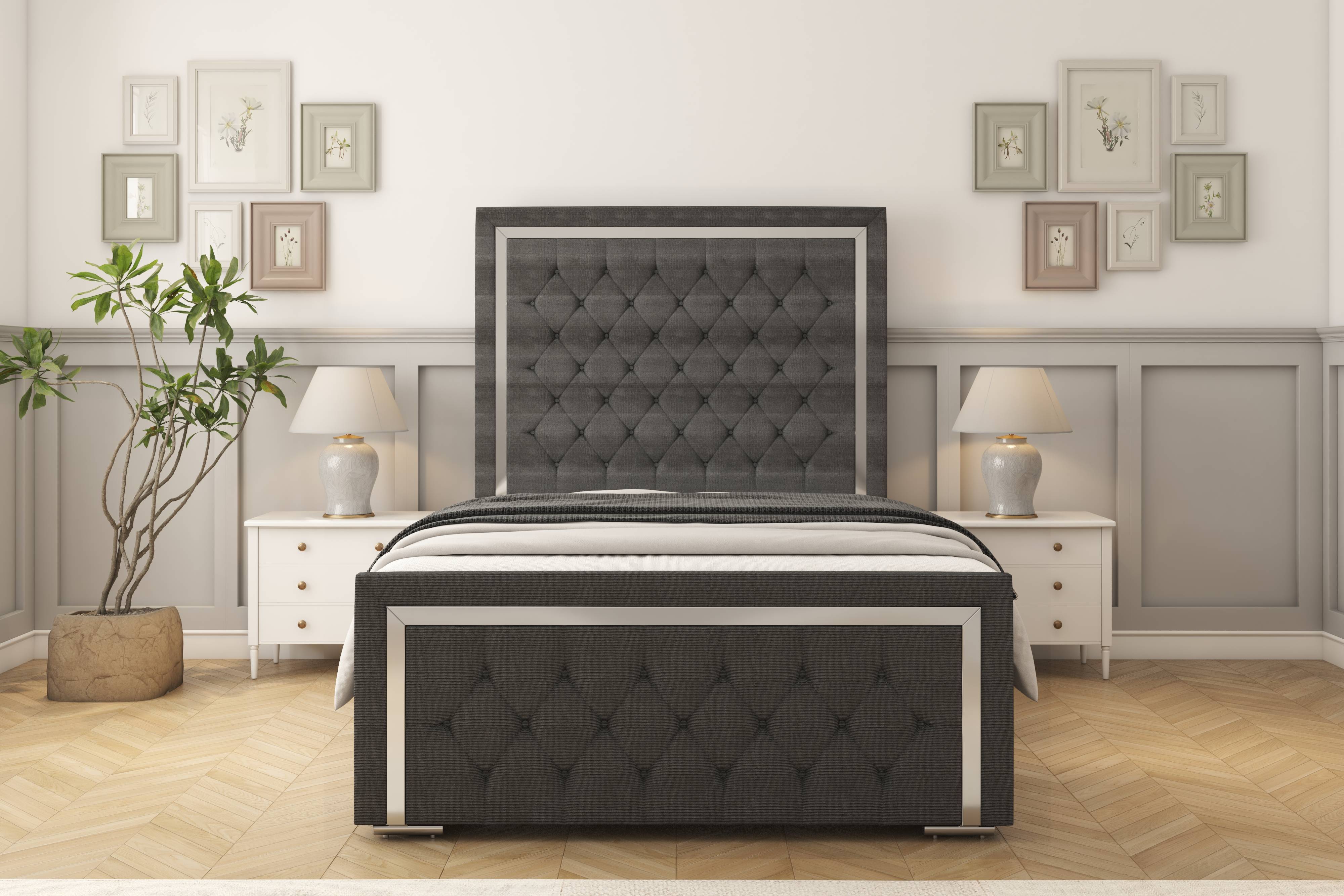 Sofia Chrome Bed frame