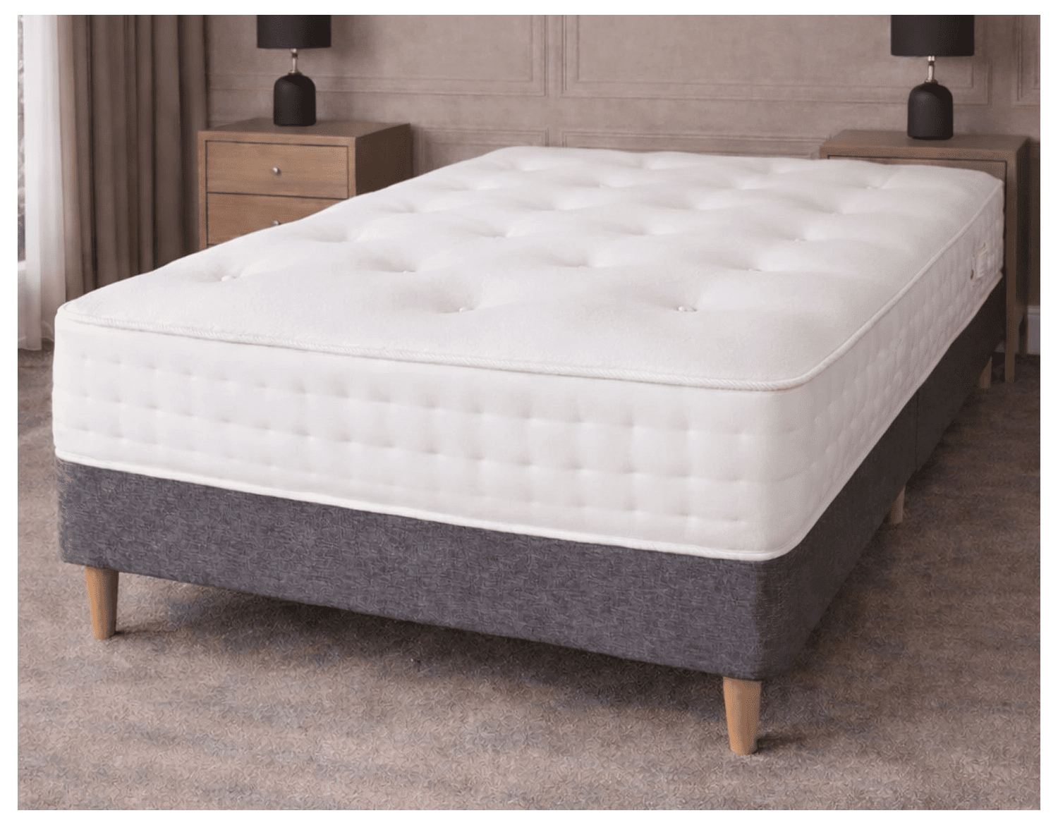 Backcare Supreme 2000 Pocket Sprung Tufted Mattress