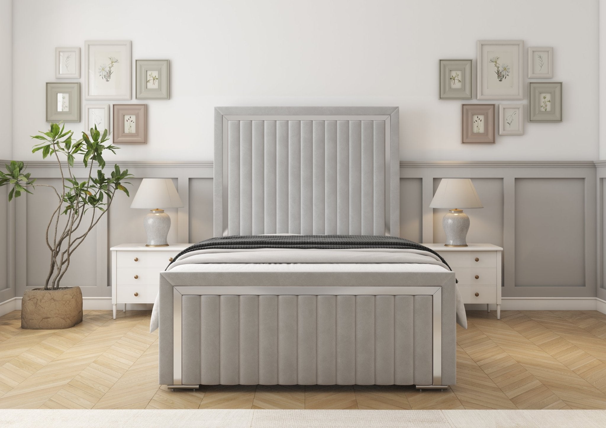 Boston Chrome Bed frame