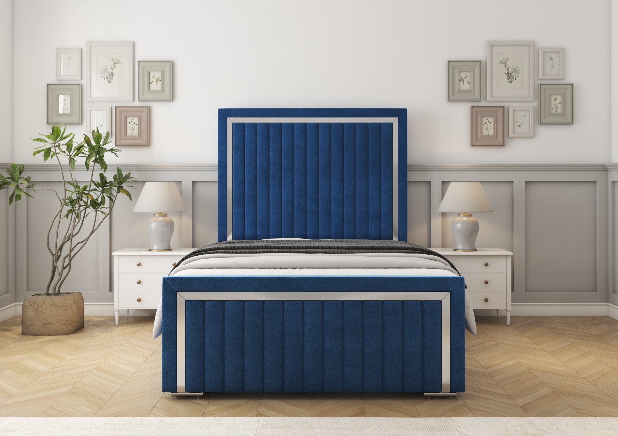 Boston Chrome Bed frame