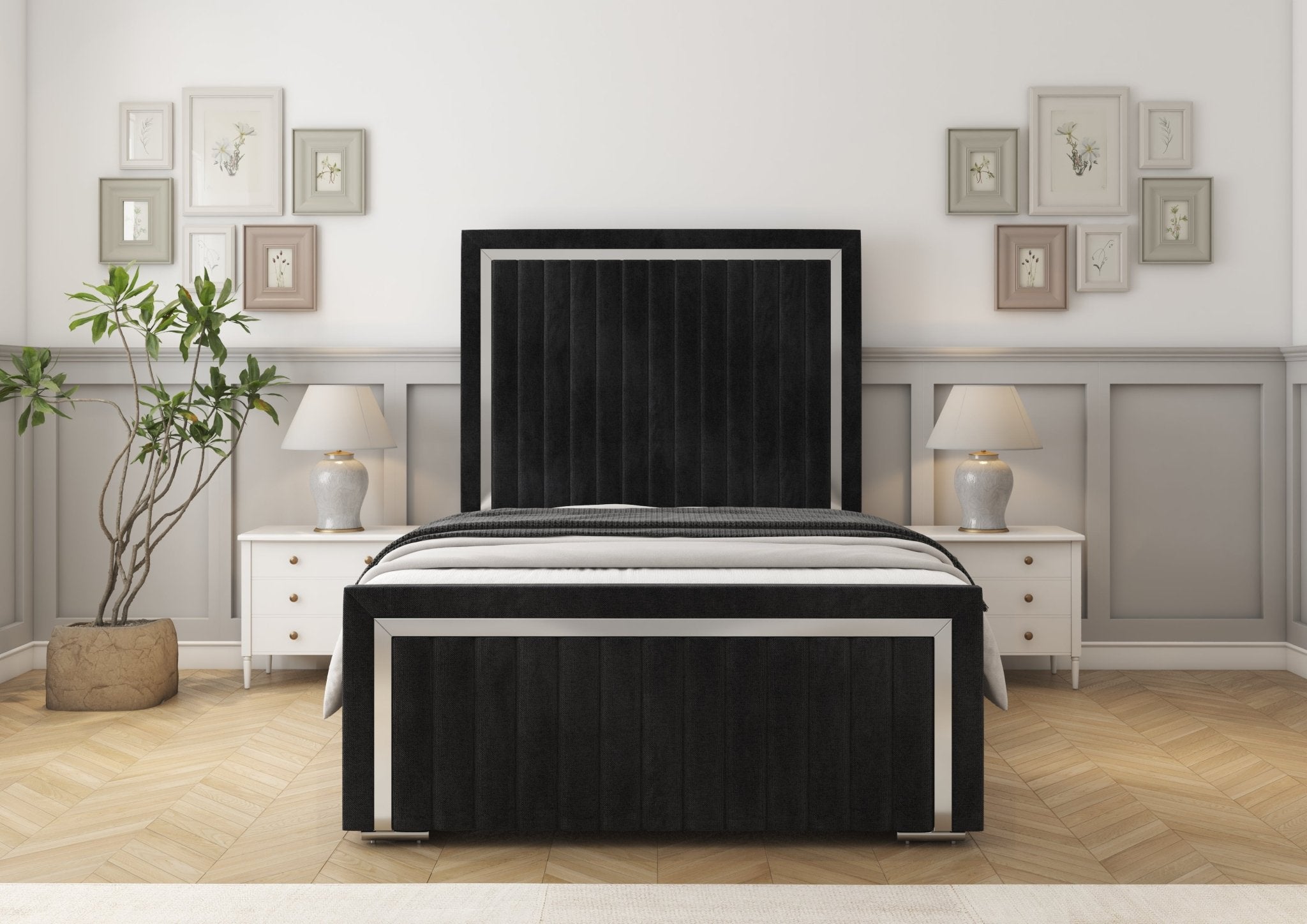 Boston Chrome Bed frame