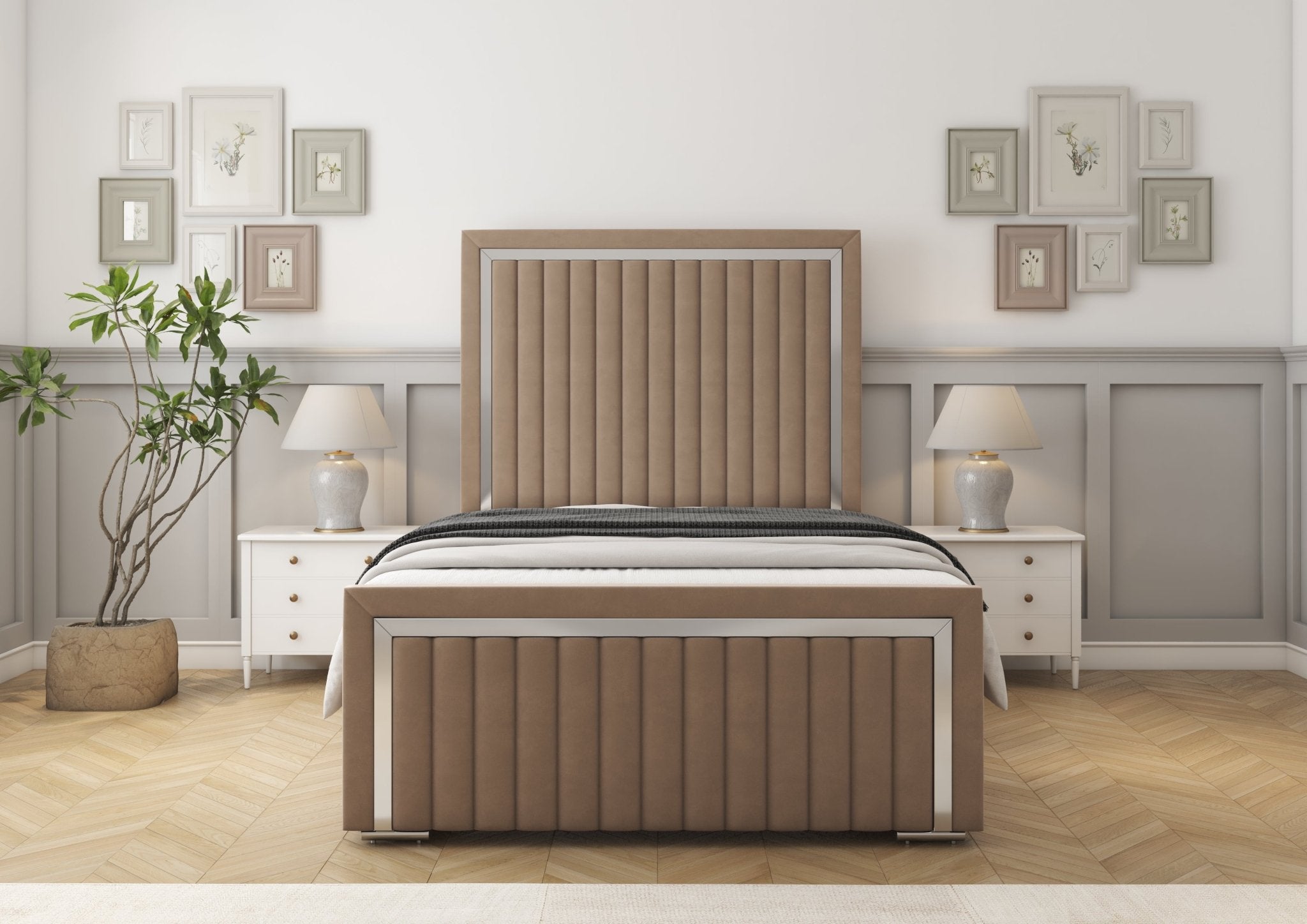 Boston Chrome Bed frame