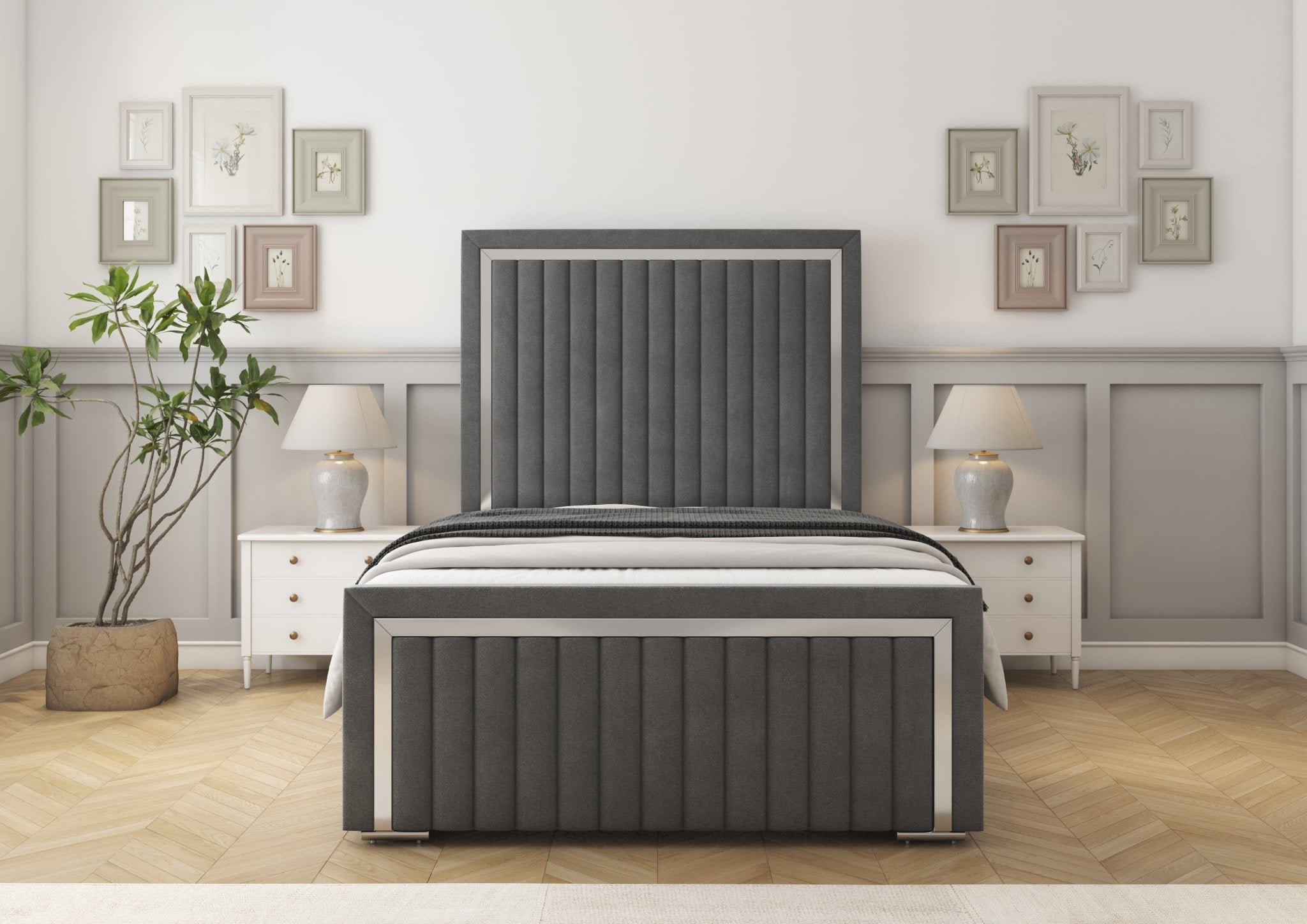 Boston Chrome Bed frame