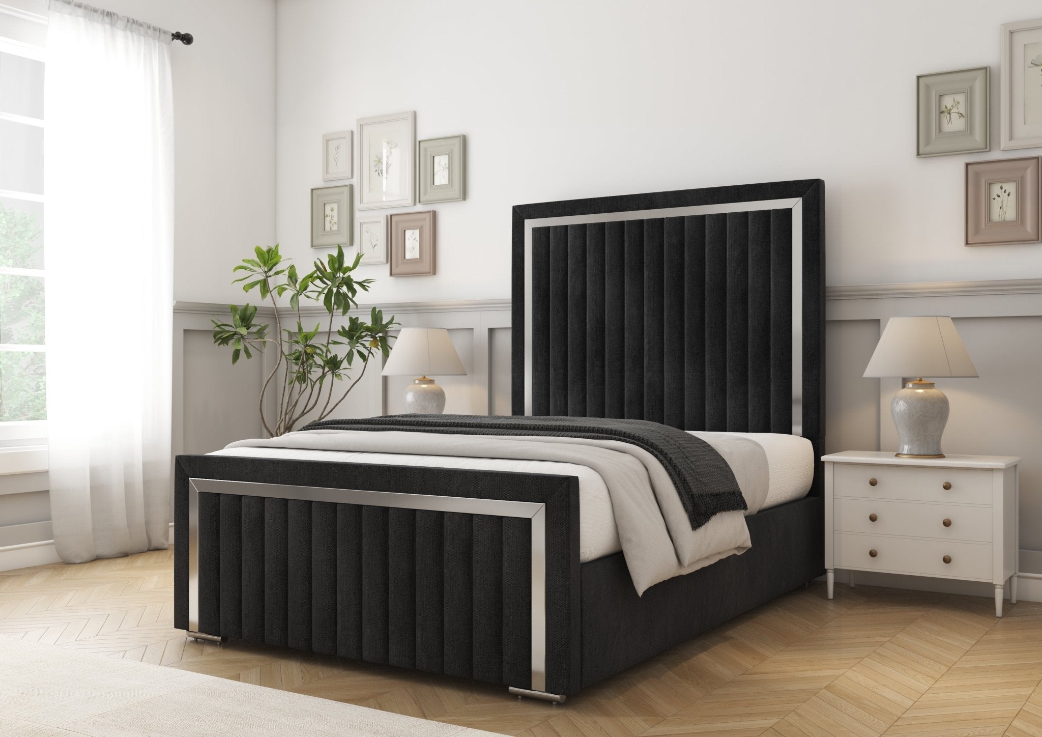 Boston Chrome Bed frame - Comfort Beds