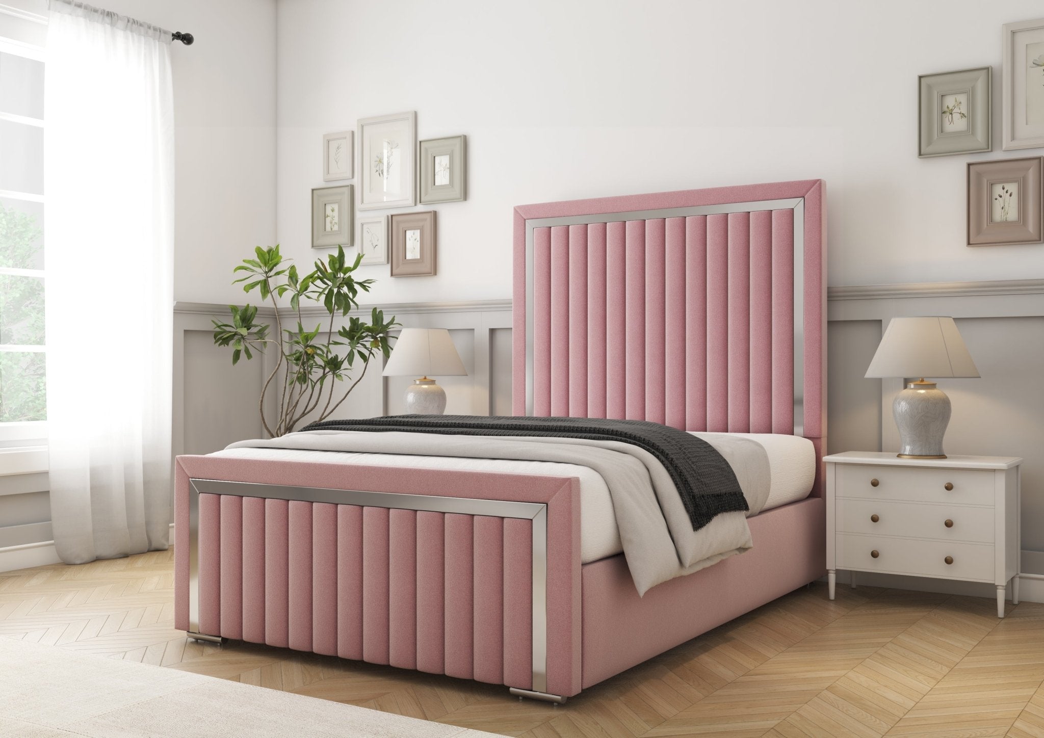 Boston Chrome Divan Bed