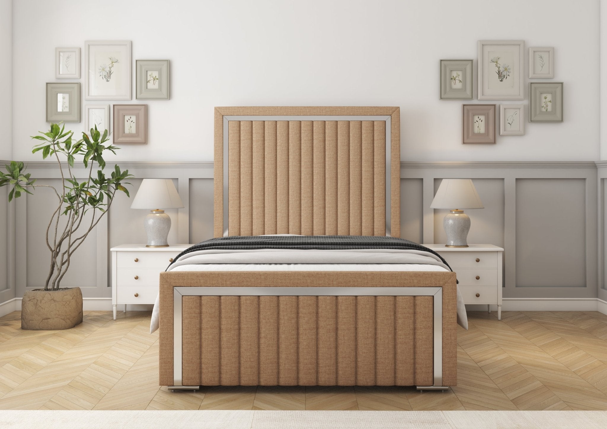 Boston Chrome Divan Bed