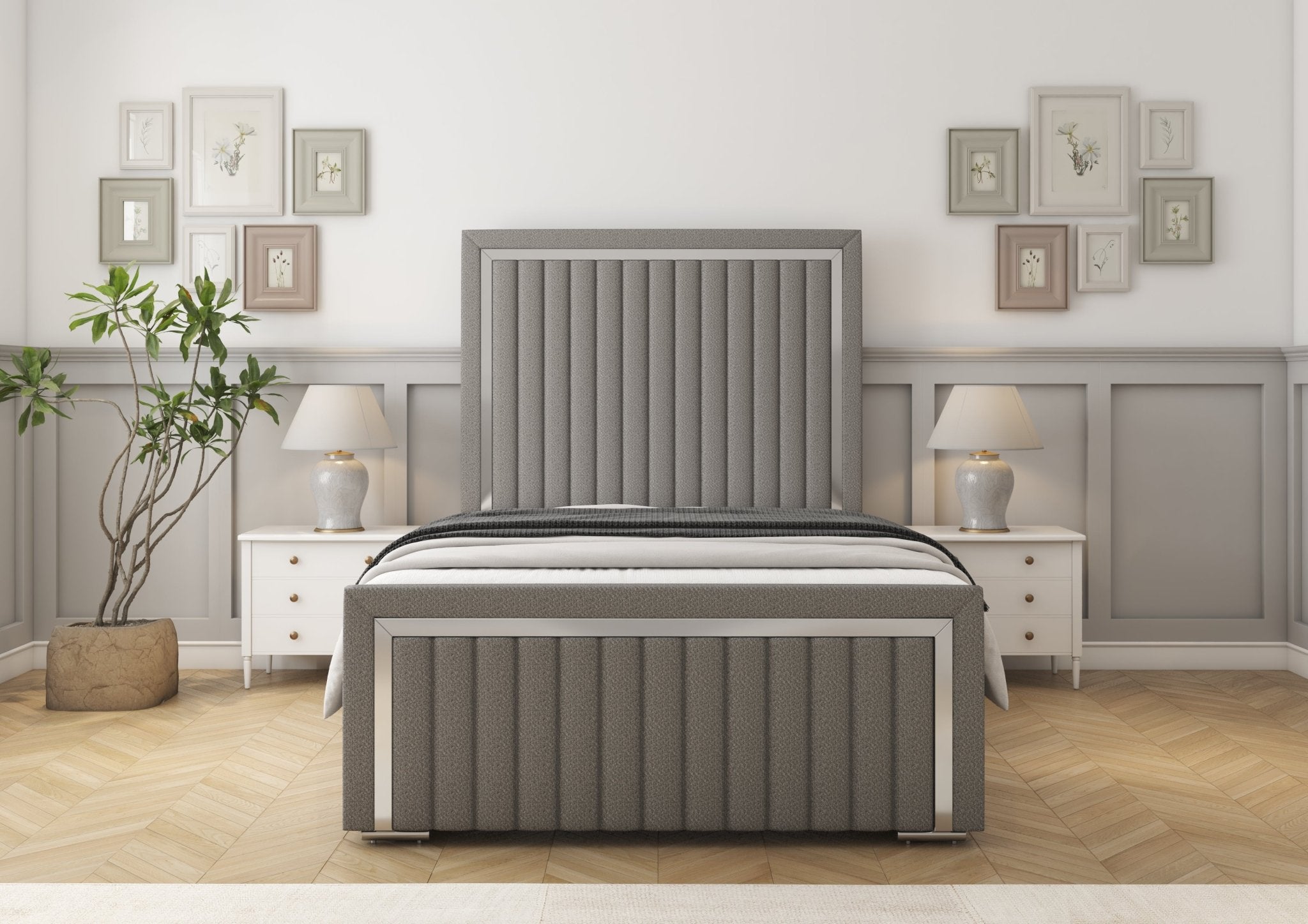 Boston Chrome Divan Bed