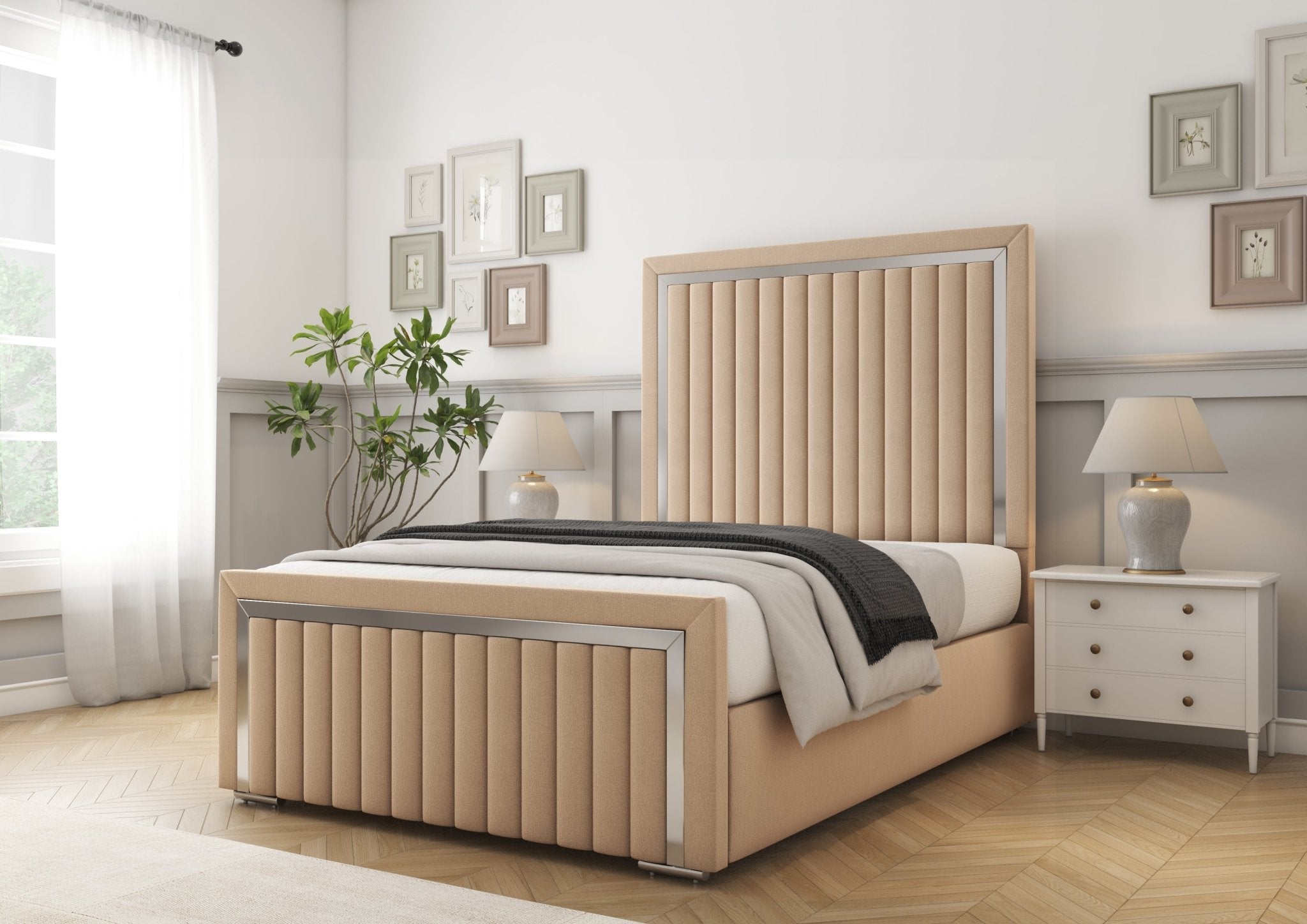 Boston Chrome Divan Bed