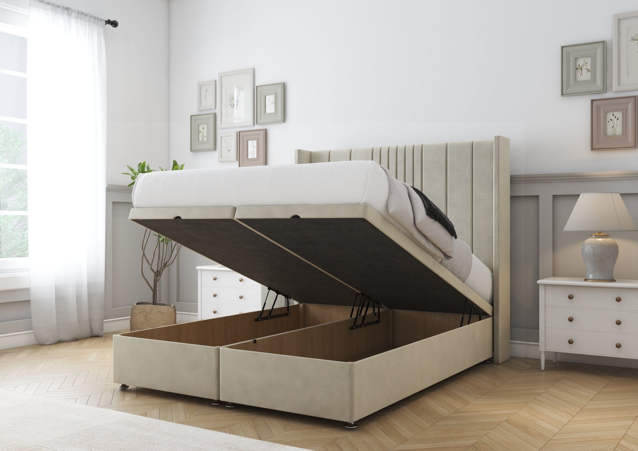 Grace Ottoman Bed - Comfort Beds