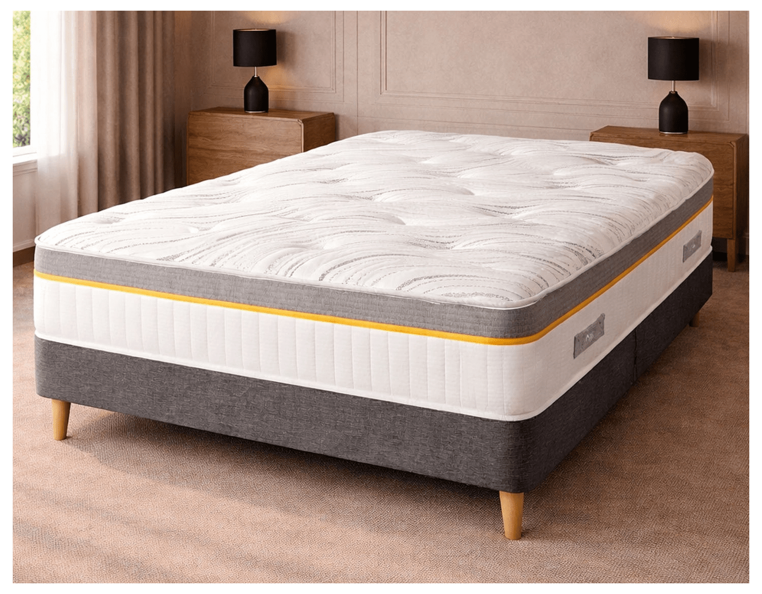 Serenity Hybrid Reflex Support Pocket Spring Mattress - Comfort Beds