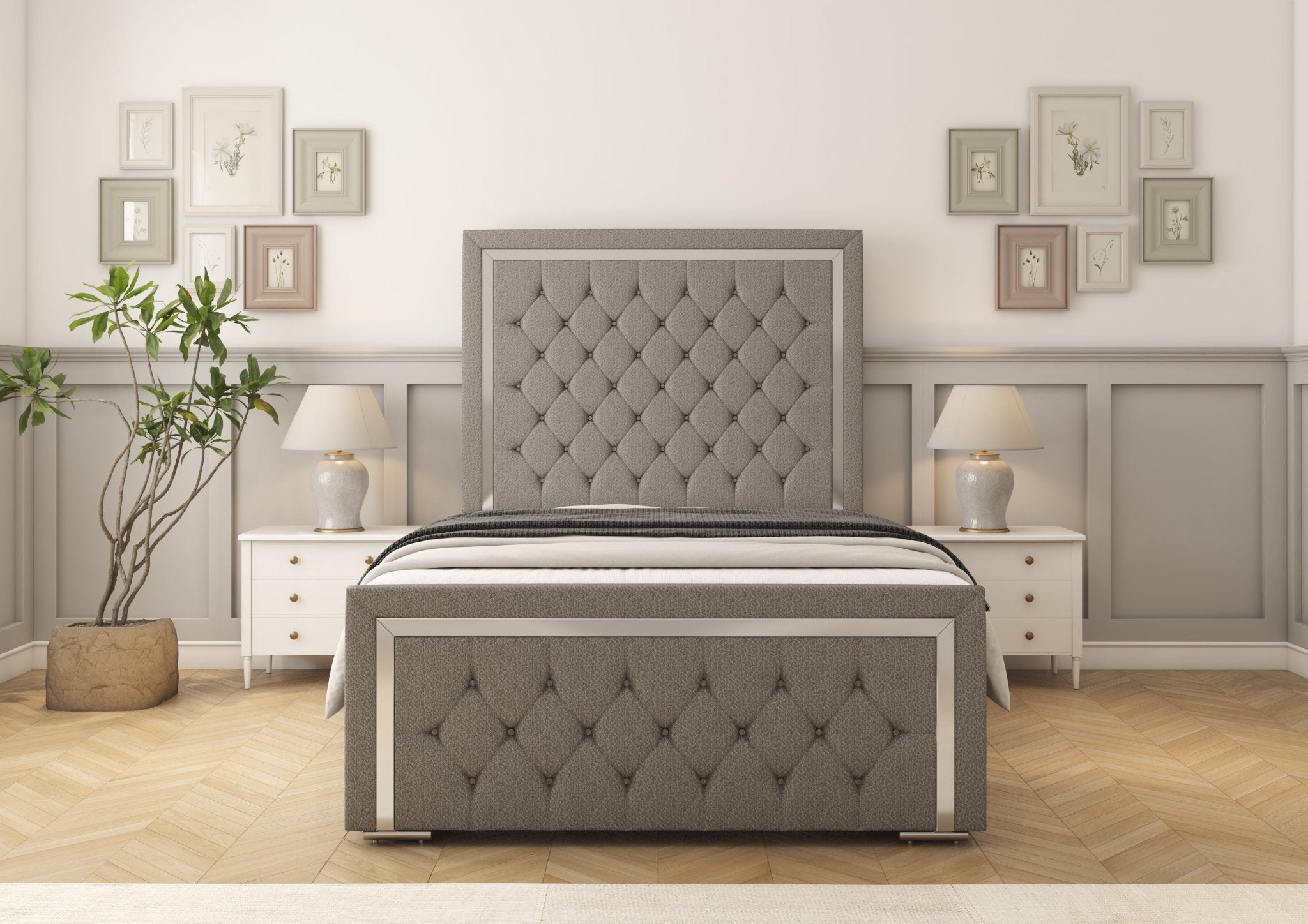 Sofia Chrome Bed frame