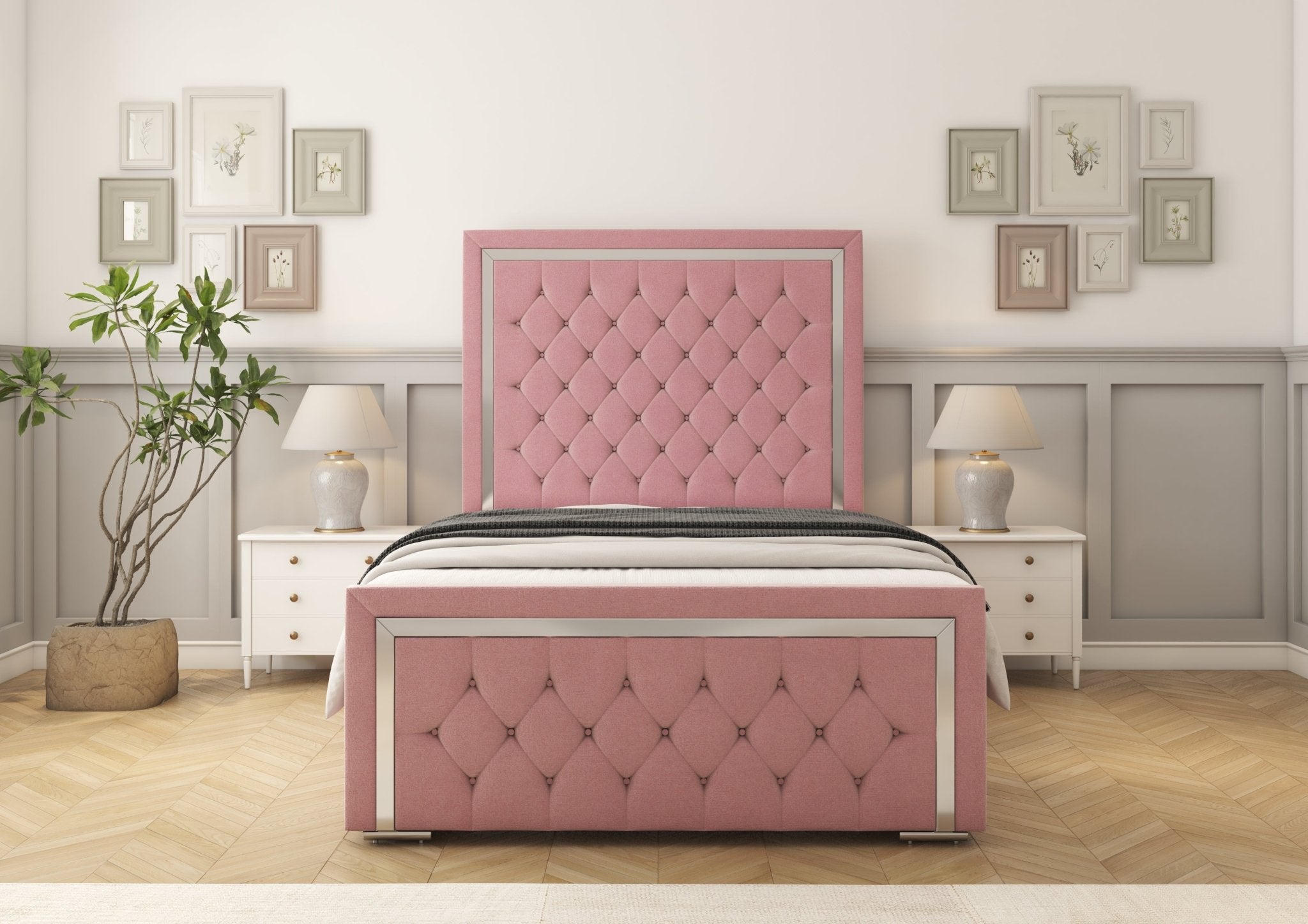 Sofia Chrome Bed frame
